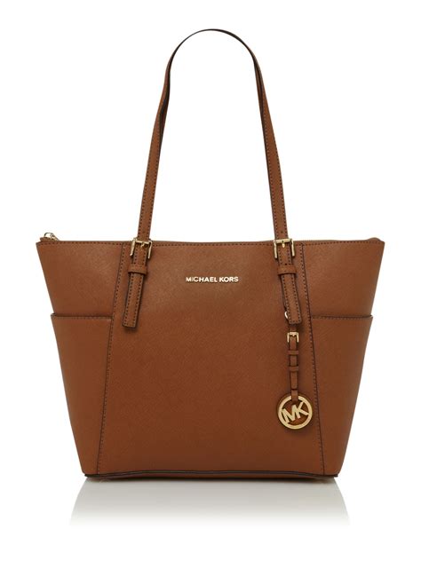 michael kors brown leather and cream handbag|Michael Kors brown suede purse.